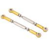 2Pcs Steering Rear Suspension Arm Tie Rod Steering Shaft Tie Rod for JLB 1Celsius10 Racing Truck