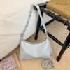 New Casual Minimalist Soft Leather Crossbody Bag Large Capacity Commute Shoulder Underarm Bag Fashion Versatile Phone Bag