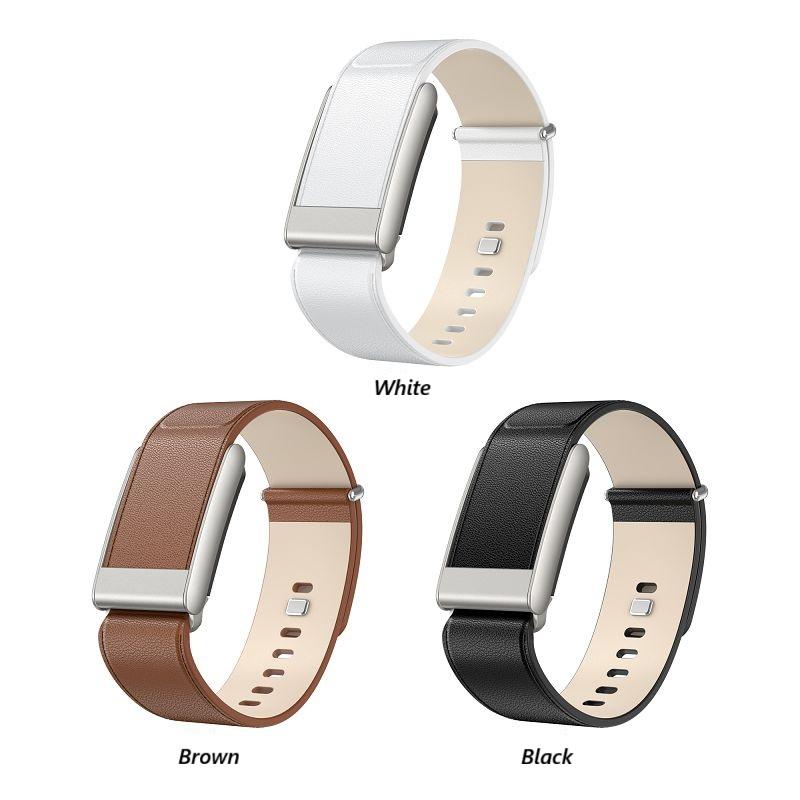 For Whoop 5.0 Bands Genuine Leather Wristband for Whoop 5.0 Life Soft Breathable Leather Bracelet for Whoop 5.0 One Peak Straps