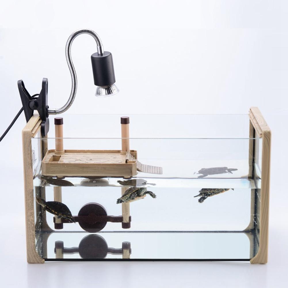 Aquarium Tortoise Salamander Pier Reptile Floating Island Climbing Basking Platform (#02)