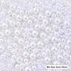 Mixed Size Acrylic Pearl Beads Round Tiny Craft Beads Loose Pearls for Jewelry Making DIY Craft Necklaces Bracelets 30g/pack