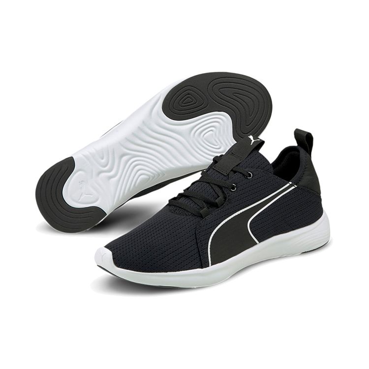 Puma Softride Vital Repel Black White Men Sneakers 194345-02