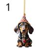 1Pc Cartoon Cute Dog 2025 Christmas Ornaments Hanging Decoration Gift Christmas Hanging Tree Personalized Pendant Party Supplies