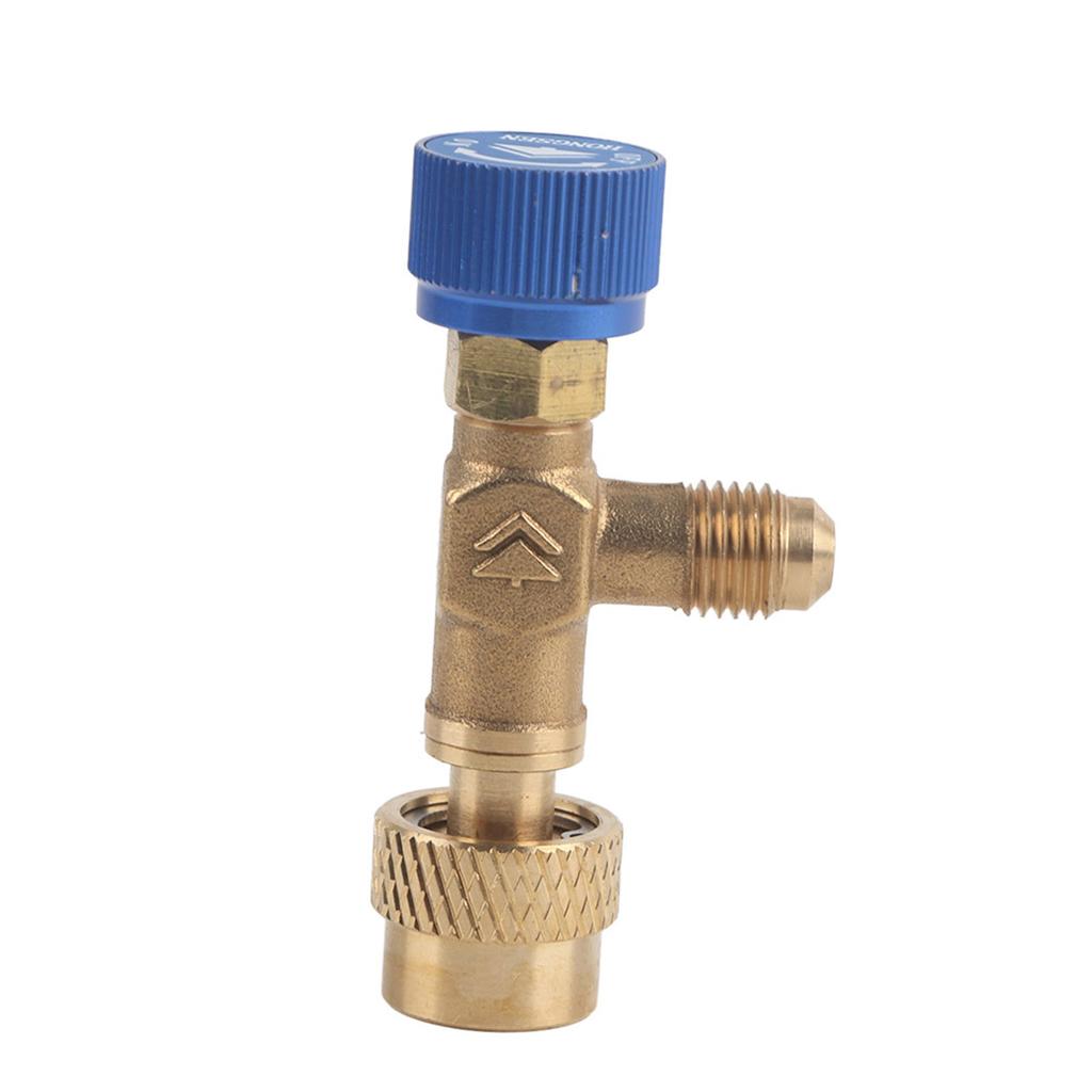 1 4   Flow Control Valve for Refrigerant Charging Hose R22 Flow Control Valve