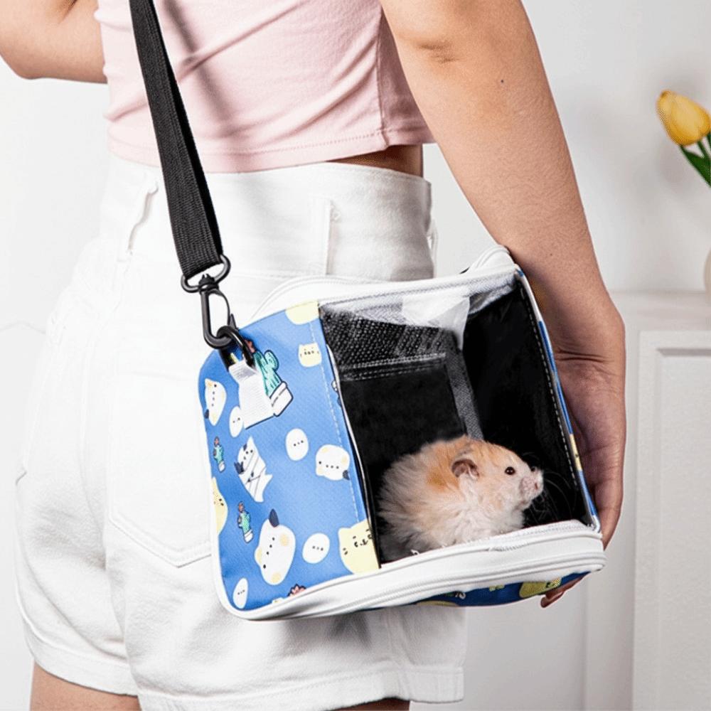 Transparent View Portable Pet Bag Detachable Pet Outdoor Bag Pet Backpack Bird Travel Bag  Outdoor