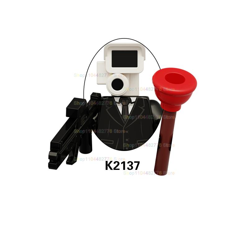 Nuevas Figuras KDL SWAT Skibidi Toilet Man Anime Juguetes de Bloques TvMan Titan Cameraman Speakerman Ladrillos Modelo Juguete Para Regalo de Cumpleaños de Niño