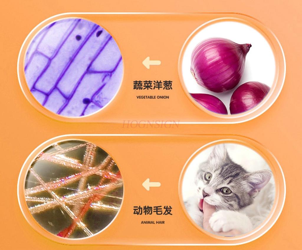 Microscope Children'S Science Experiment Household Set For Primary And Secondary School Students Professional Optical Hd Biology