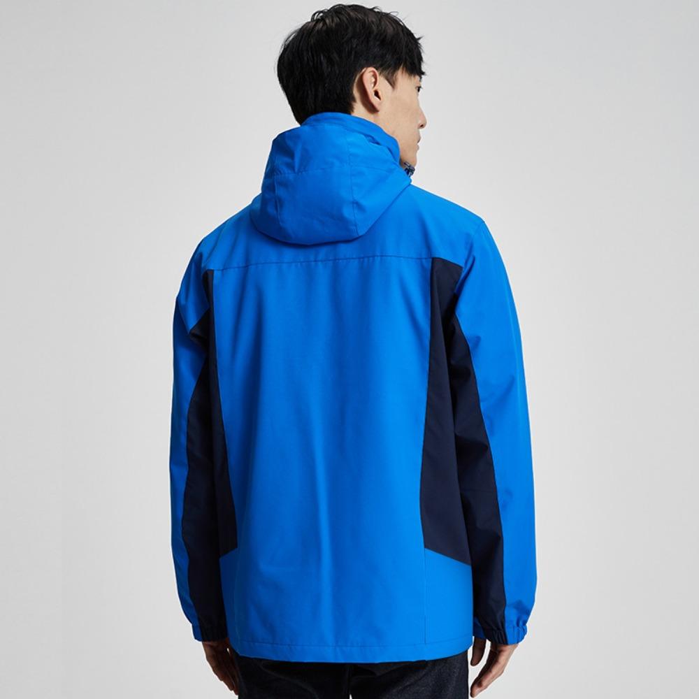 Jacket Women's Windproof Waterproof Removable Fleece Jacket Men's Warm