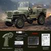C8815 Remote Control Truck 4x4 Off Road 1/10 RC Truck Purpose Vehicle War Offroad RC Crawler Car Army Toy Boy All Terrain Car
