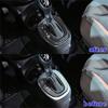 Carbon Fiber Car Interior Gear Shift Frame Cover Trim Decor Sticker For Fiat 500L 2014-2017 Car Styling Accessories
