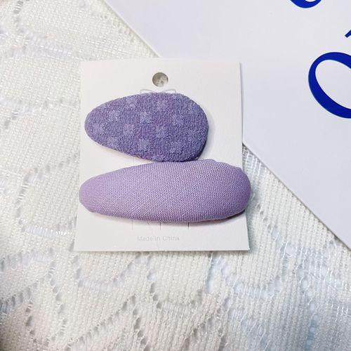 Cute Children Hair Pins Matte Cartoon Fruit Plant Fabric Embroidery BB Hair Clips for Girl Korea Simple Fashion Hair Accessories