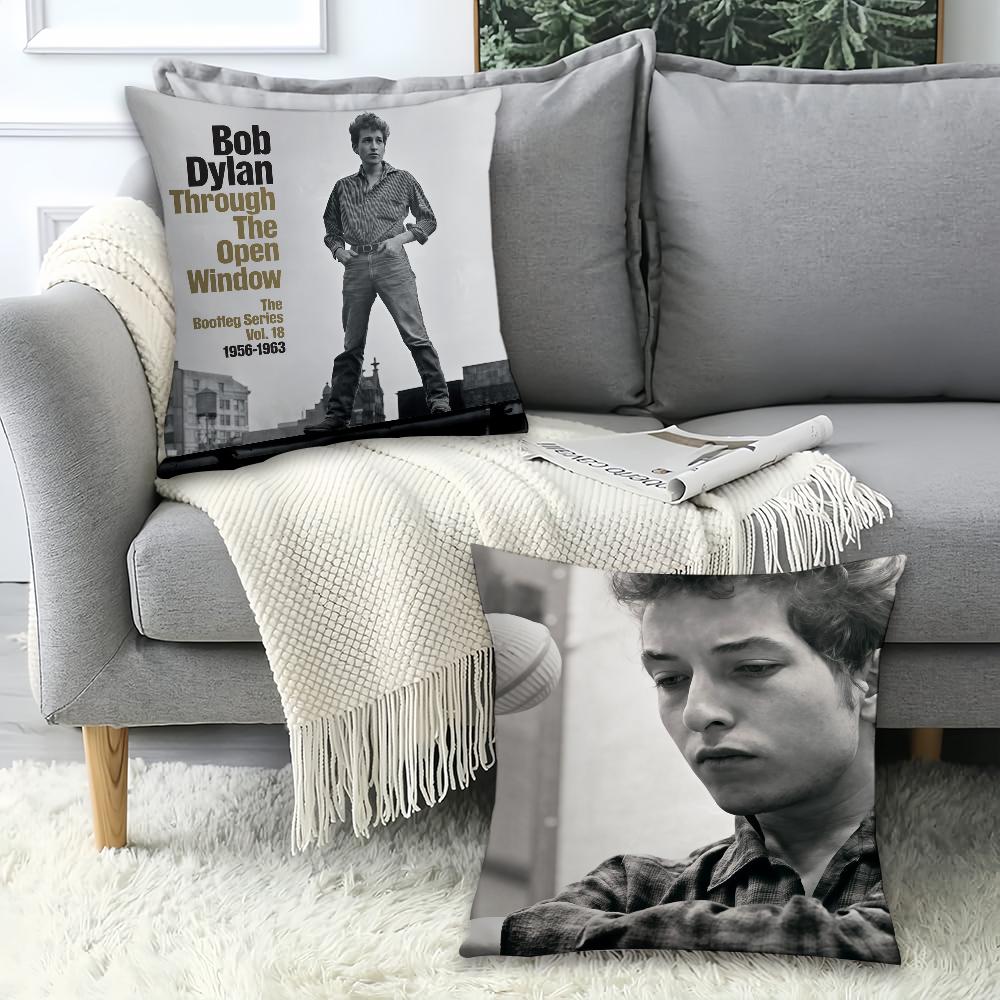 American singer Bob Dylan Pillow Case Office Cushions Suitable For Sofa Car Bedroom Decorative Cushion Cover