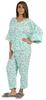 Phagun Women Loungewear 2Pcs Pajama Set Sleepwear Top & Pajama Asian
