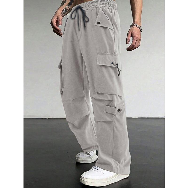 Overalls Men's Autumn Loose Wide-leg Straight Casual Trousers Trendy