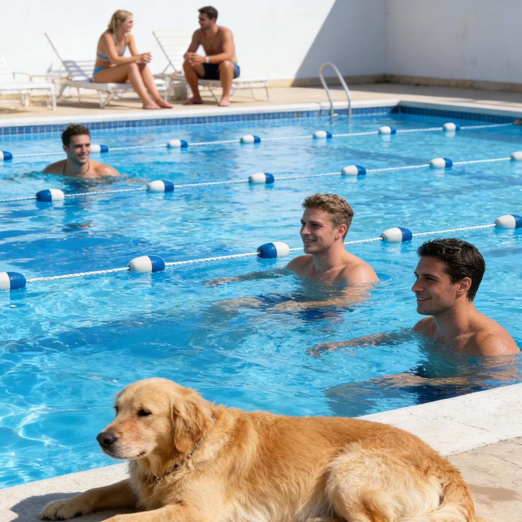 Schwimmendes Seil Mehrzweck-Sicherheits-Schwimmbahn-Bojen Rennleine Für Zuhause Öffentliche Innen-Trainings-Wettkampf-Rennen