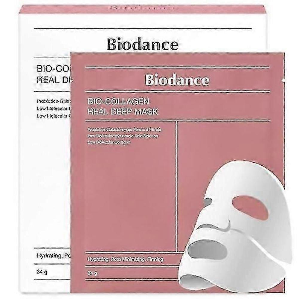 10 Stück Biodance Bio-Kollagen Tiefenmaske Kollagen-Tuch Gesichts-Übernachtmaske