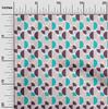 oneOone Cotton Flex Fabric Circle Geometric A  Printed Craft Fabric BTY 40 Inch