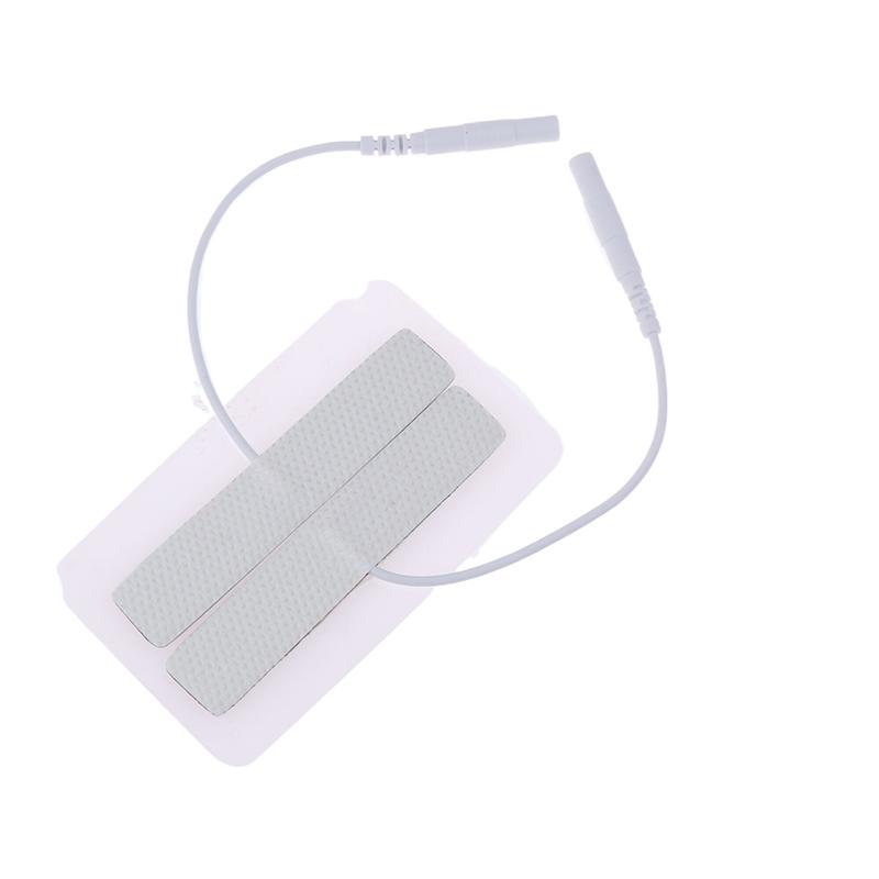 2Pcs Non-Woven Self Adhesive Replacement Electrode Pad For Tens Ems Digital Therapy Machine Massager 1.2*6.5Cm Nerve Stimulator