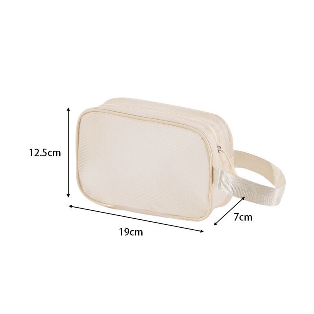 Large Capacity Mesh Makeup Bag Handheld Make Up Organizer Case New Storage Pouch  Travel