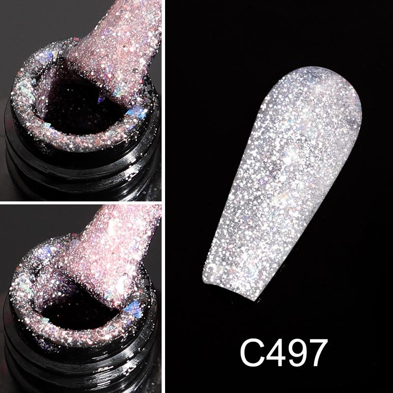 ROSALIND 7ml Reflektierender Nagelgellack 9D-Effekt DIY Semi Permanenter UV-LED-Lack Soak Off Cat Magnetic Nail Art Gel