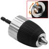 Self-Locking Keyless Drill Chuck 2-13mm With Hex Shank Adapter For Electric Drills 3/8-24UNF 107x43mm