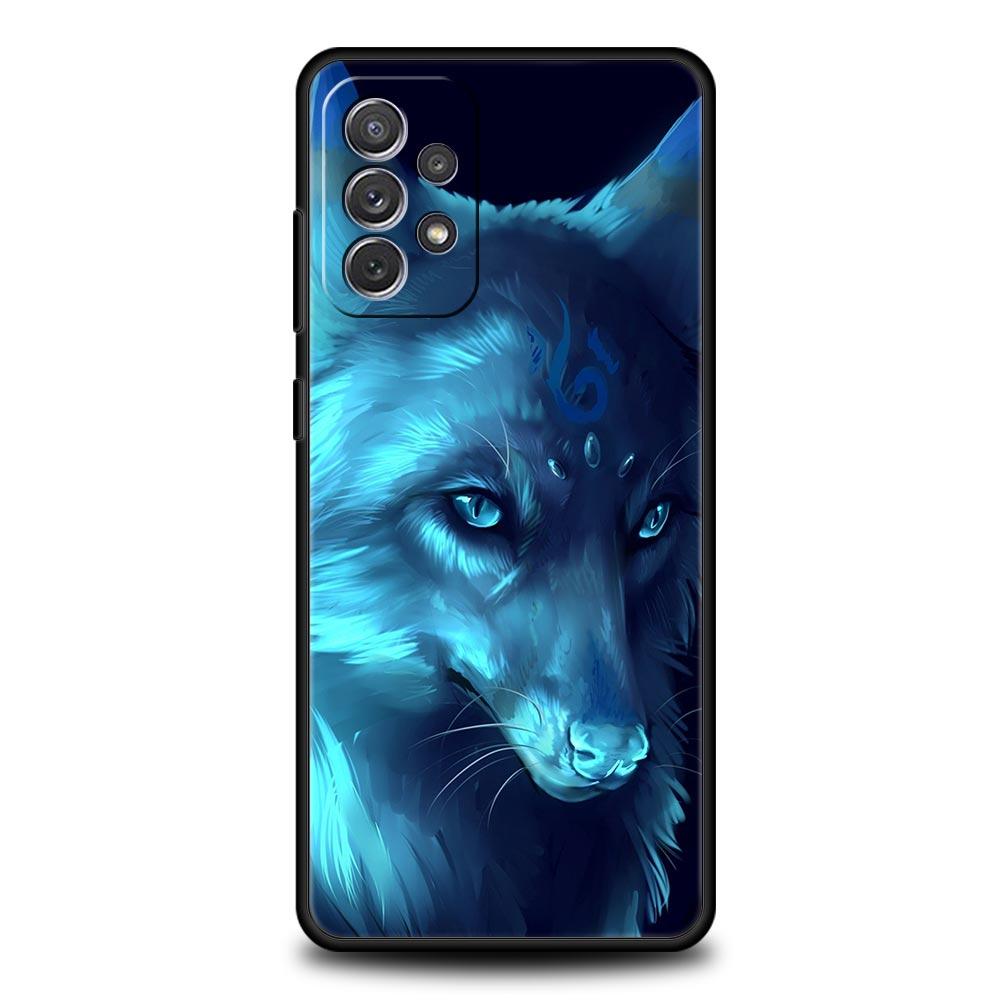 Cute Cartoon Animal Fox Phone Case For Samsung Galaxy A13 A52 A33 5G A53 A73 A23 A03s A21s A51 A71 A31 A11 A41 M21 M31 A01 Cover