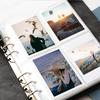 Minimalist Leather Photo Album Large Capacity Refillable Binder with Insert Pages