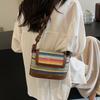 Shopping Bag Straw Bag Large Capacity Bohemian Shoulder Bag Simple Weave Bag  Summer