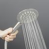 Brushed Stainless Steel Hand Shower Bathroom Hand Held Shower Set with Holder and Hose Wall Mounted Hand Hold Shower Head