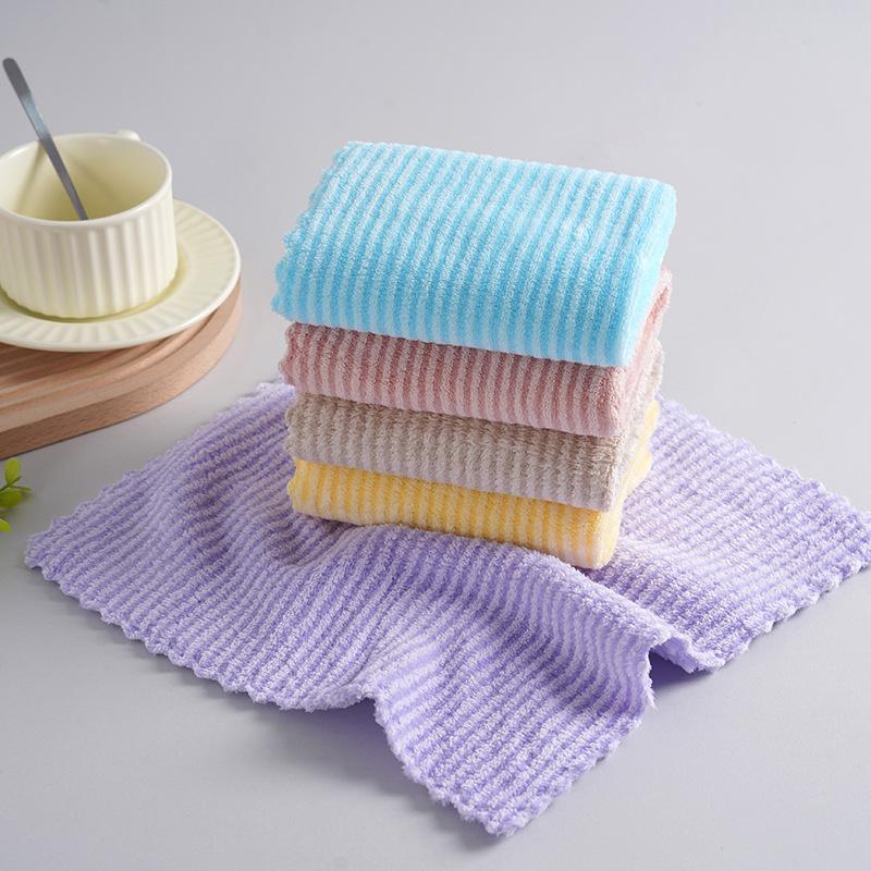 All Cotton Kitchen Cleaning Cloth Set 5PCS Super Absorbent Dish Towels for Restaurant Use Durable Material