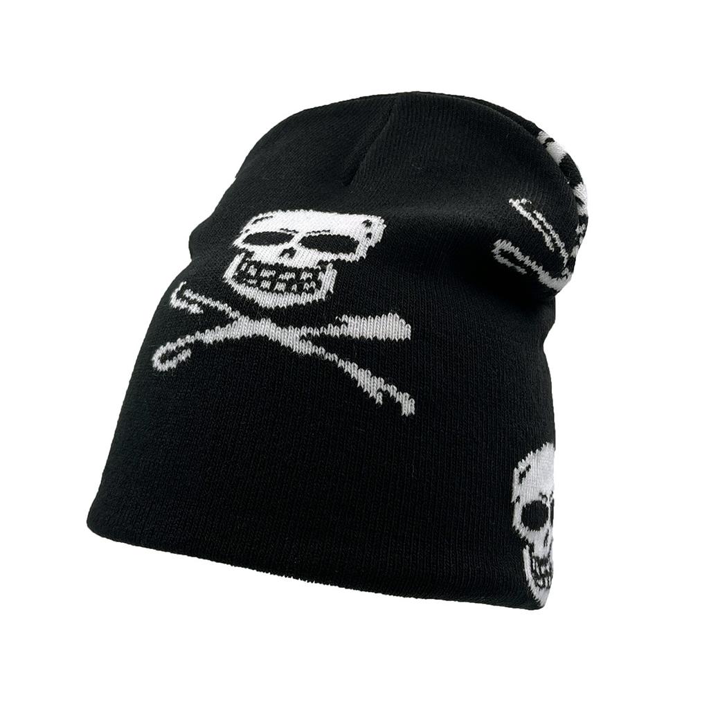 Skull Knitted Hat Men'S And Women'S Jacquard Hat Popular Hat Hip Hop Hat Trend Street