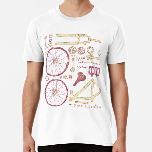 Bicycle Parts  S To 5XL Made In the AU/USA T-Shirt