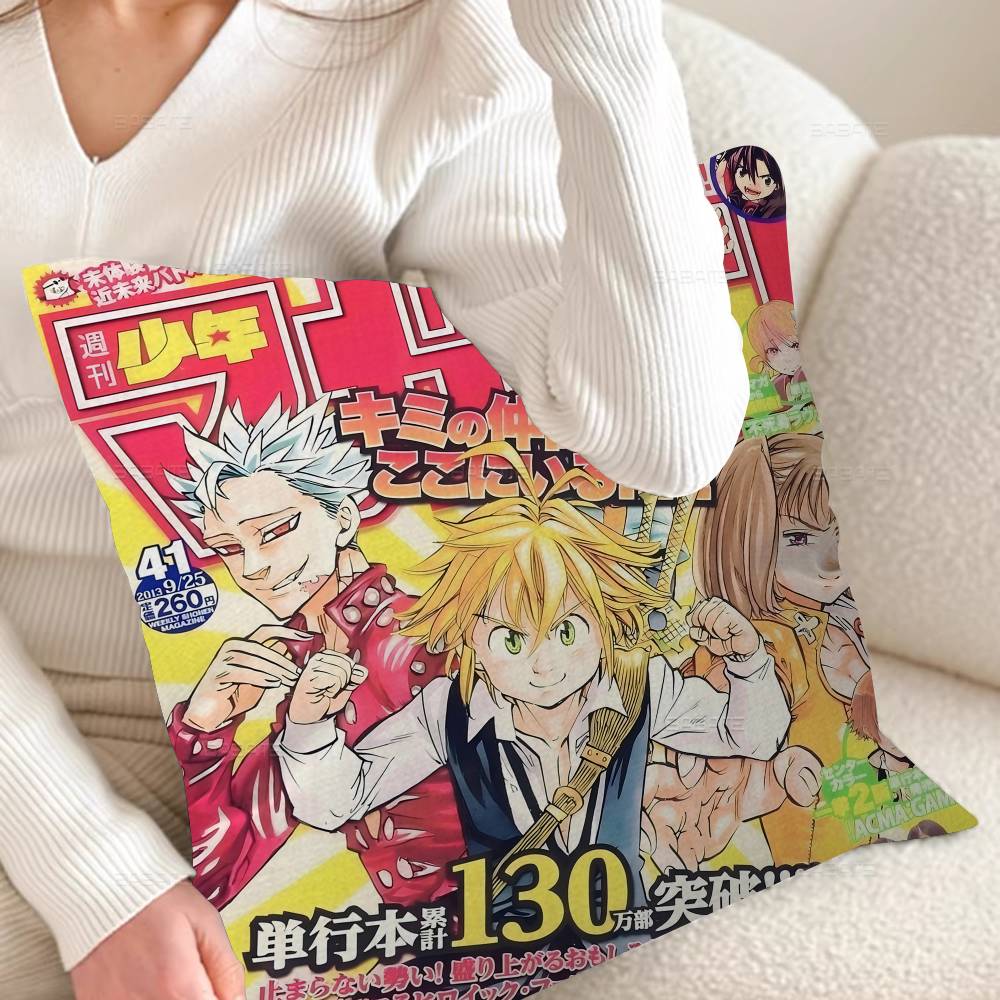 The Seven Deadly Sins Pillow Cover Design Cushion Cover Decor Holiday Decorati
