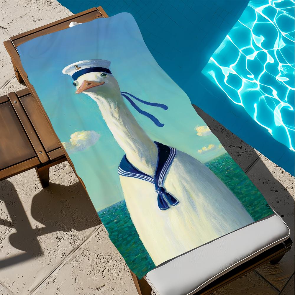 

Funny animals Towel Beach Quick Dry Soft Pool Towels Gift for Travel Gym Shower Camping sports W40*H60(CM)