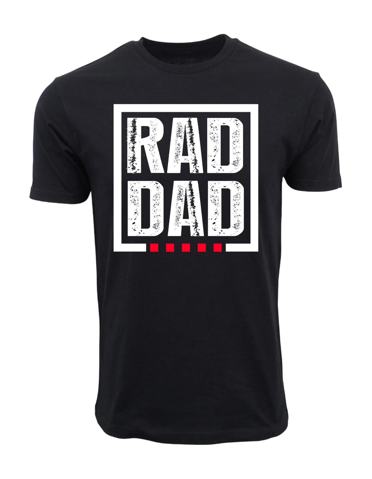 Unisex Adult Casual Graphic RAD DAD GRAPHIC T SHIRT DAD TEE T-Shirt XXXXL