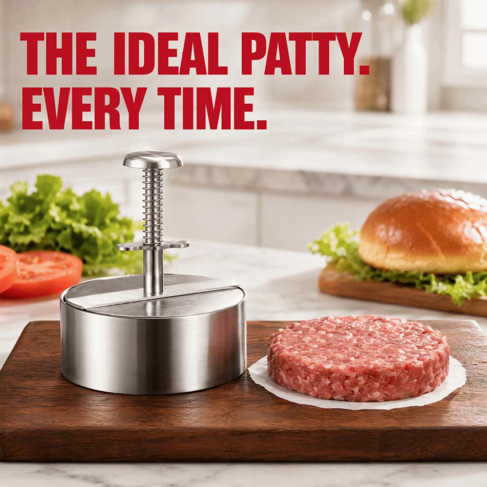 Non Stick Hamburger Patty Maker Stainless Steel Meat Patty Press Patty Making Mold  Kitchen Use