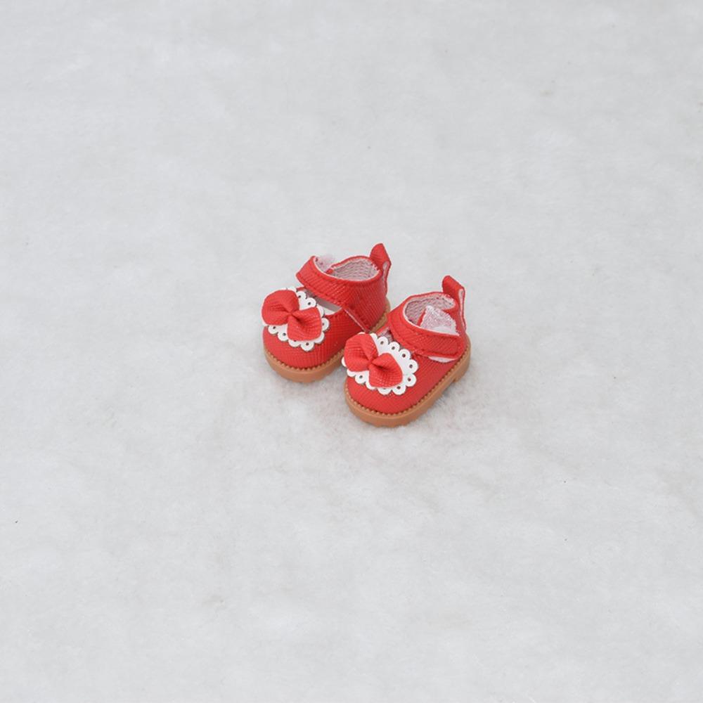 Hand-made Bow Shoes Multiple Styles Leather Shoes Accessories Princess Shoes  Children Toys