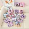 Cartoon Multi-color Canvas Women's Sanitary Napkin Storage Bag, Aunt Handkerchief Bag, Sanitary Cotton Storage Bag
