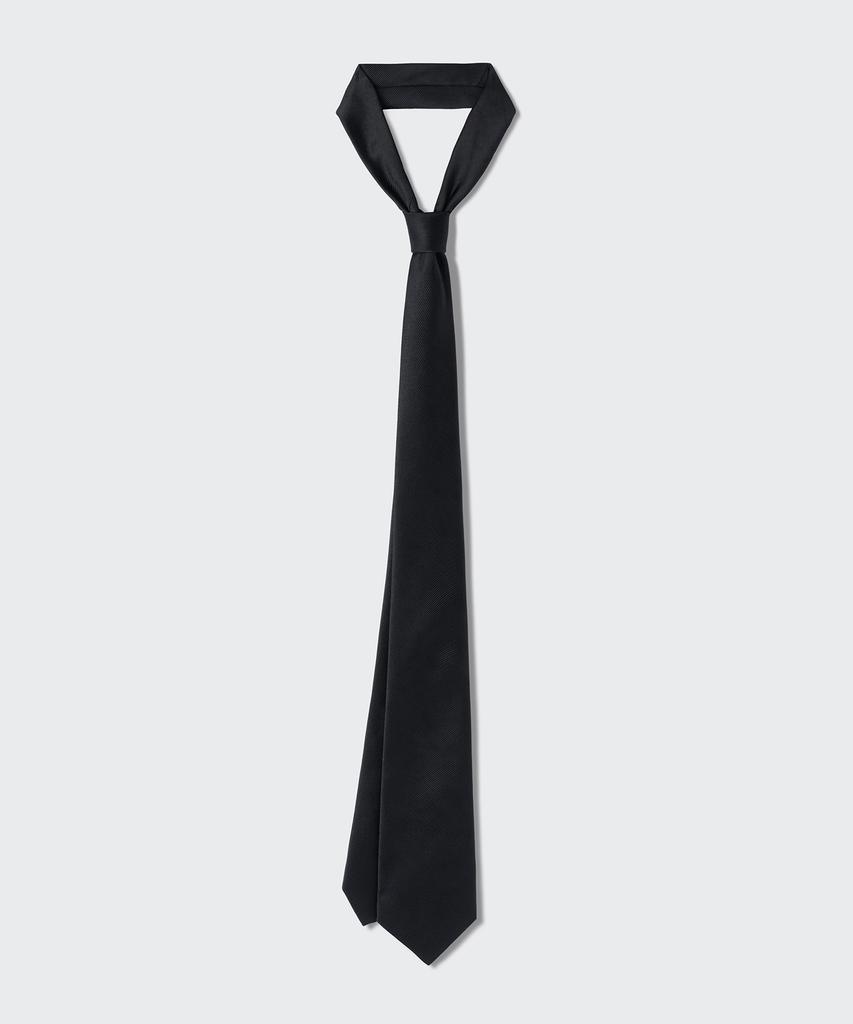 MUSINSA STANDARD Standard Solid Tie [Black]