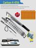 Carlson Zipper Grease Gun: Mini Excavator Chain Type Mechanical Lubricating Oil Bullet Gun