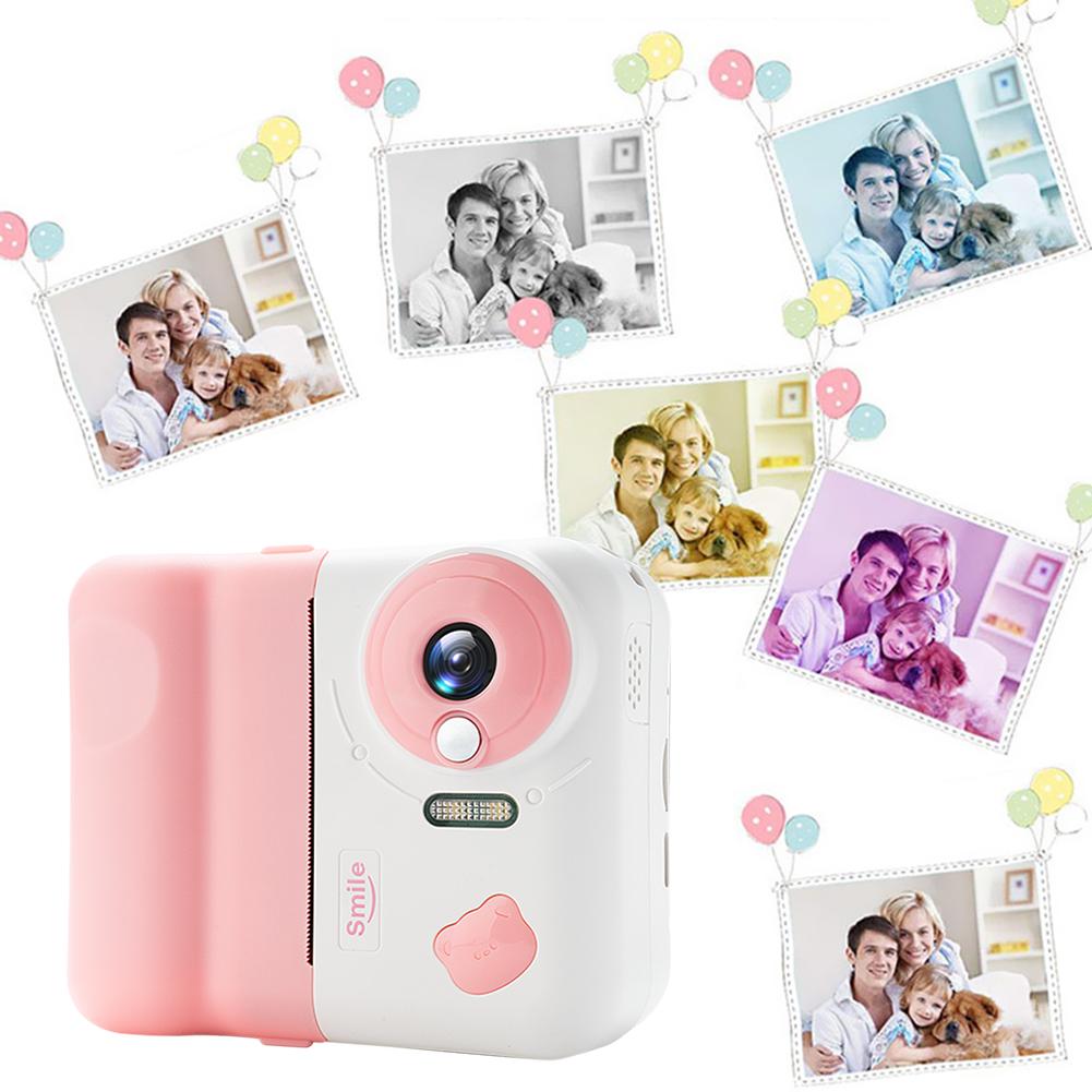 HD 1080P Digital Camera Video Mini Camera Printer Kids Instant Camera Print 2.4 IPS Screen Children Video Camera for Kids Toys