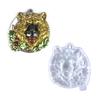 Cute Bear Head Keychain Mold Unique Key Chains Bag Pendant Resin Casting Mould DIY Silicone Molds for Craft Lovers
