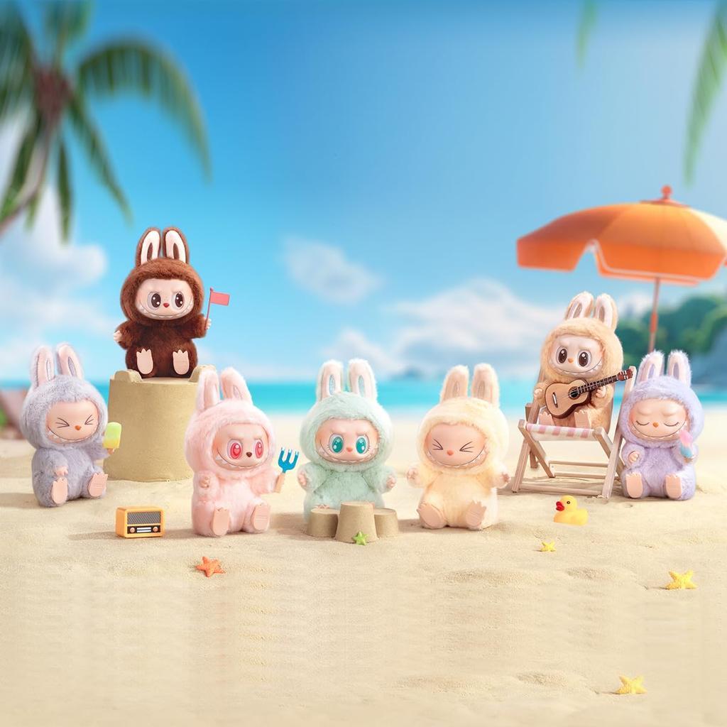 POP MART THE MONSTERS Have a Seat Plush Series [1 Piece] Pop Mart Gachapon Blind Box Figure Plastic Model Premium Toy Soft Vinyl Original Character