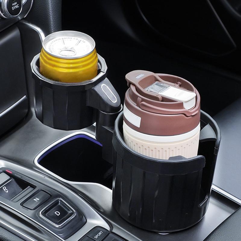 Auto-Innenzubehör Universeller Getränkehalter Auto-Wasserbecherhalter Erweiterbare Basis Doppelter Auto-Becherhalter-Expander