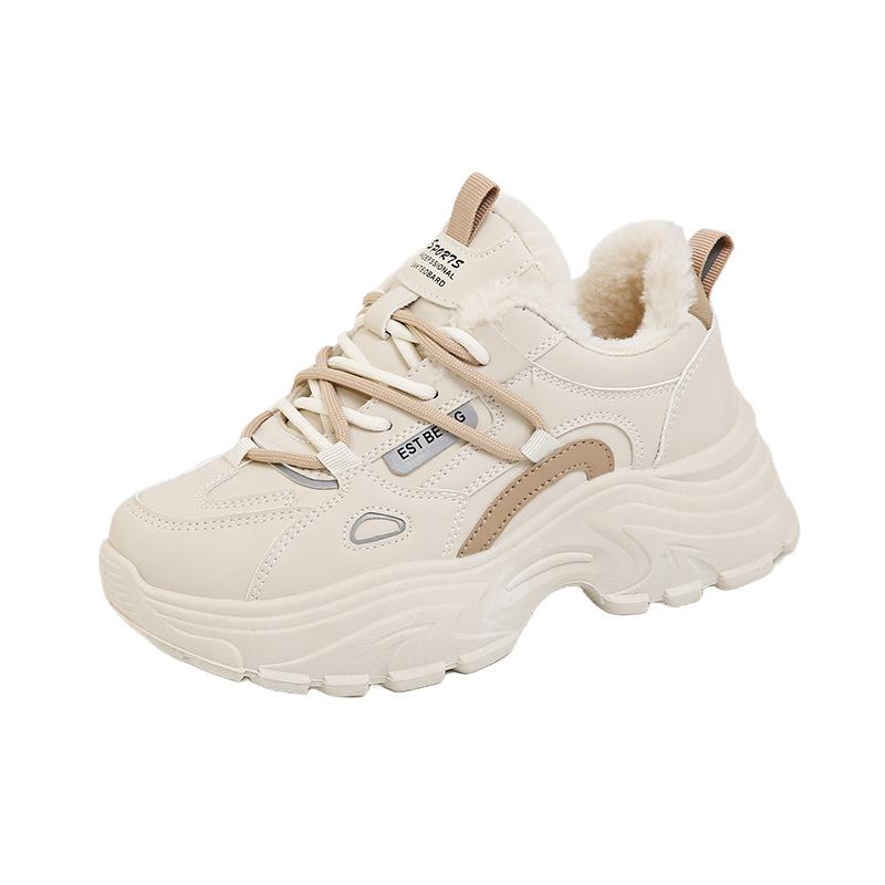 Dad shoes women ins winter new thick-soled sports versatile, lightweight to increase height and leisure