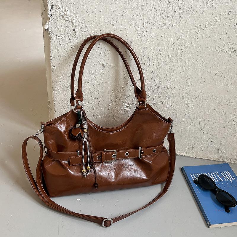 Underarm Commuter Bag - Simple Hand-held Tote Bag - Large Capacity Single-shoulder Crossbody Bag