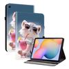 PU Leather Tablet Case for Samsung Galaxy Tab S6 Lite (2024)-11 Styles! Durable,with 2 Stand Slots,Pencil Holder & Card Slots,Flexible TPU Back Cover