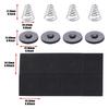 Radiator Fan Mount Zip Ties Clip Electric Transmission Coolers Tie Strap Easy Installation Universal Car Fan Mounting Kit