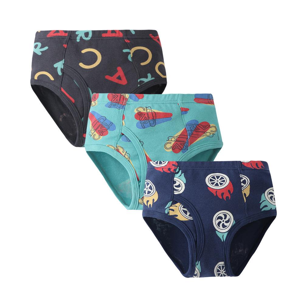 Mutandine da Bambino in Puro Cotone con Dinosauri - Pantaloncini Cartoon per Toddler e Bambini
