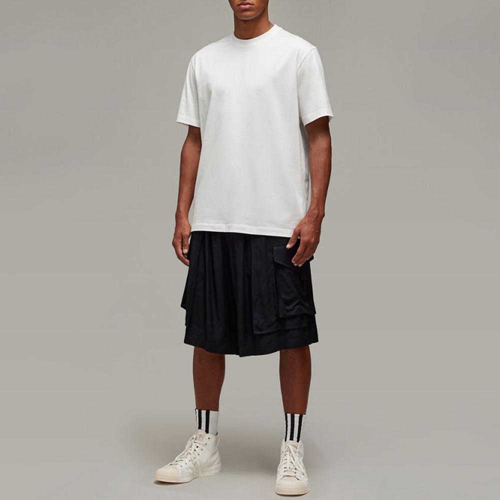 Y-3 Graphic Short-Sleeve Tee White Unisex Tops JM7815